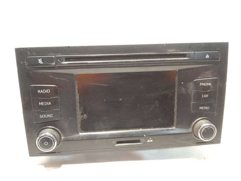 Recambio de sistema audio / radio cd para seat leon (5f1) style referencia OEM IAM 5F0035869A 5F0035869A2ZZ - Negro 2