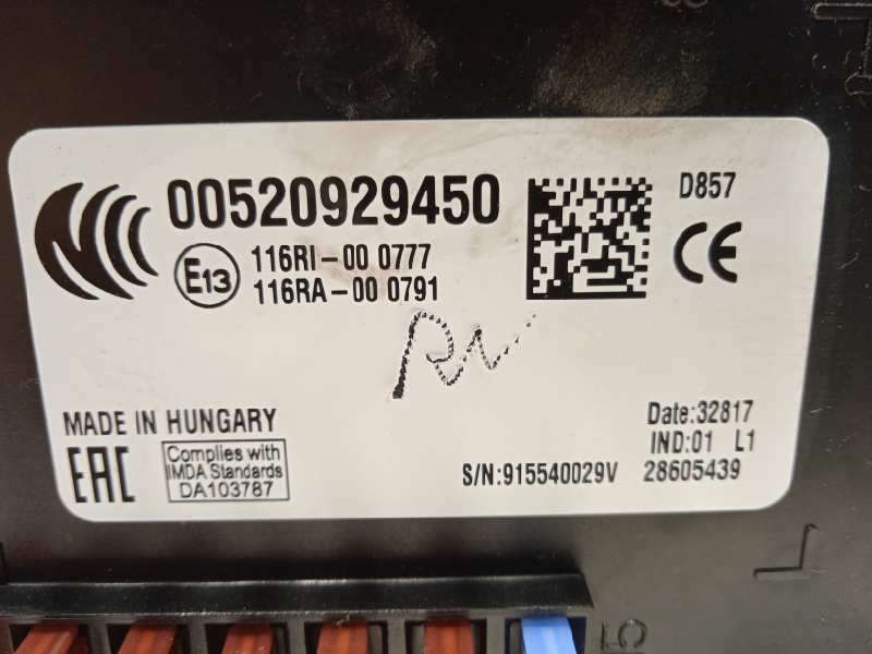 Recambio de caja reles / fusibles para jeep renegade 1.6 m-jet cat referencia OEM IAM 00520929450  520929450 - Negro 4