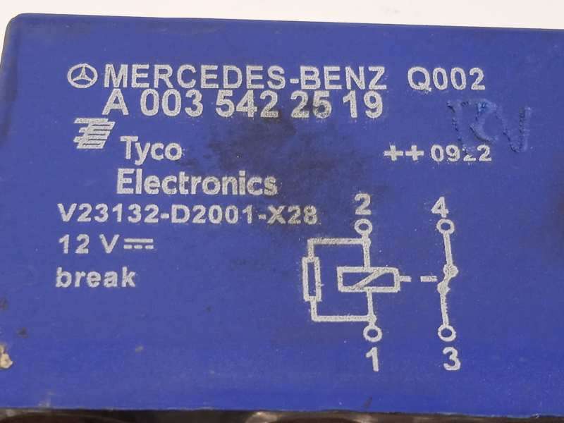 Recambio de rele para mercedes-benz clase b (w245) b 180 (245.232) referencia OEM IAM A0035422519  0035422519 - Negro 4