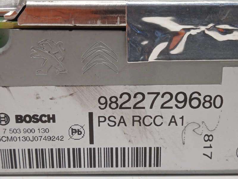 Recambio de sistema audio / radio cd para citroën c4 picasso 1.2 12v e-thp referencia OEM IAM 9822729680  1623788880 - Azul 4