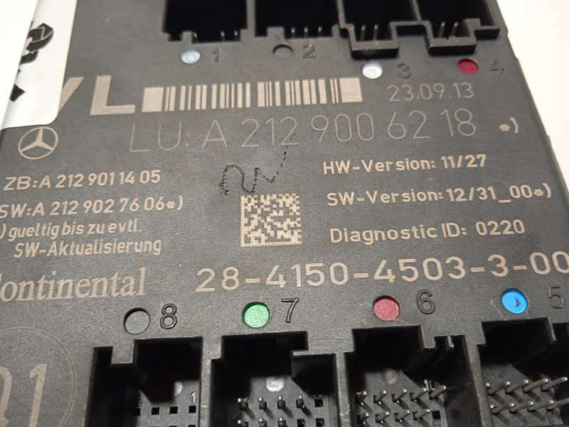 Recambio de centralita confort para mercedes-benz clase c (w204) lim. c 180 cgi blueefficiency (204.031) referencia OEM IAM A212 4