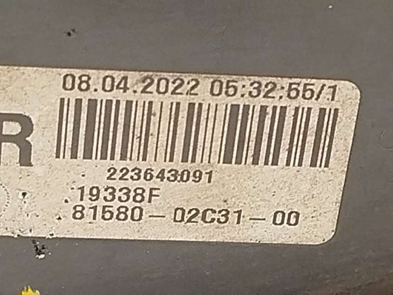 Recambio de piloto trasero derecho interior para toyota corolla sedán (_e21_) 1.8 vvti hybrid (zwe211, mzea12) referencia OEM IA 4