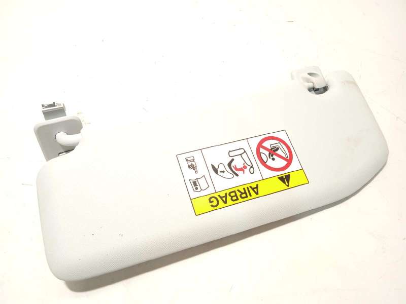 Recambio de parasol derecho para peugeot 208 (p2) active referencia OEM IAM 98100807PR - Blanco 3