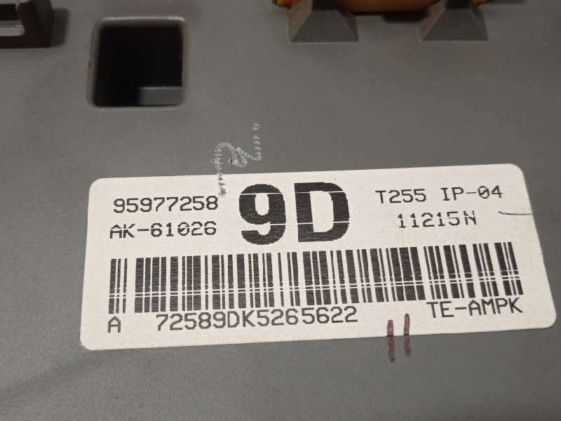Recambio de caja reles / fusibles para chevrolet aveo 1.4 cat referencia OEM IAM 95977258 - Gris 2