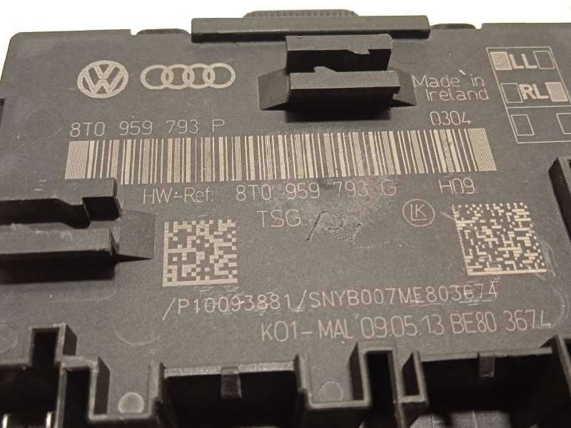 Recambio de centralita confort para audi a5 coupe (8t) 2.0 tdi referencia OEM IAM 8T0959793P - Negro 4
