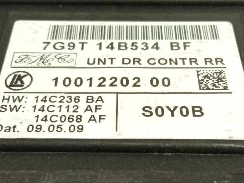 Recambio de modulo electronico para land rover freelander 2 (l359) 2.2 td4 4x4 referencia OEM IAM 7G9T14B534BF 1535257 100122020 - Negro 4