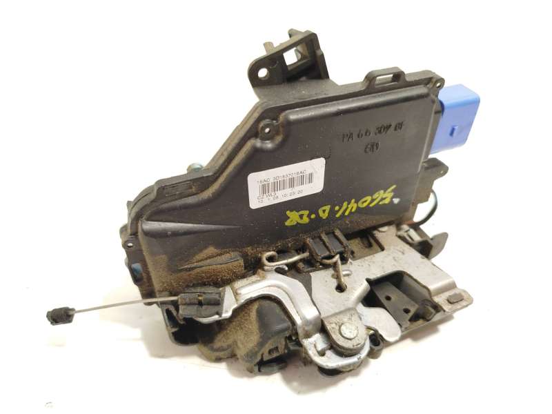 Recambio de cerradura puerta delantera derecha para volkswagen golf v (1k1) 1.4 tsi referencia OEM IAM 3D1837016C - Blanco 2