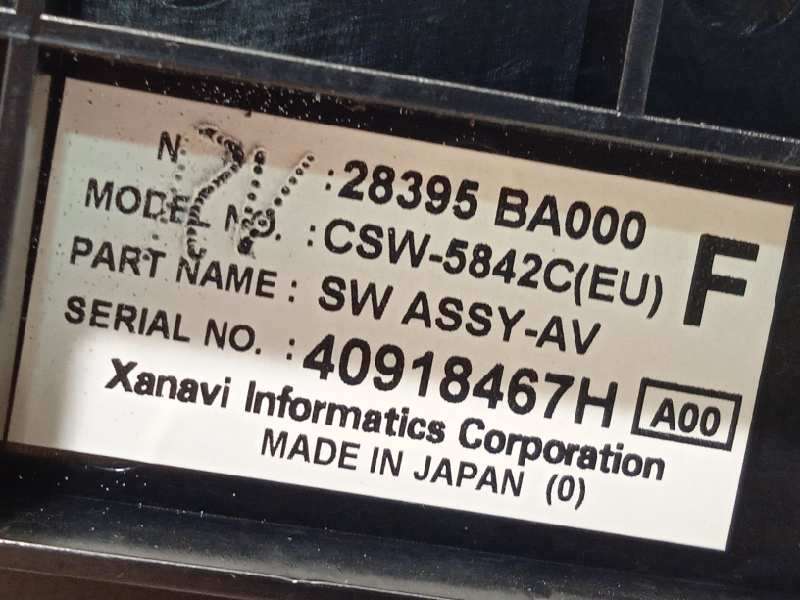 Recambio de mando multifuncion para nissan primera berlina (p12) acenta referencia OEM IAM 28395BA000 6