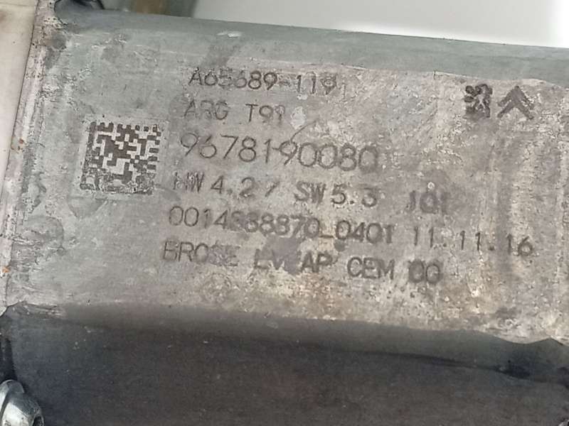 Recambio de elevalunas trasero izquierdo para peugeot 308 ii (lb_, lp_, lw_, lh_, l3_) 1.6 bluehdi 120 referencia OEM IAM 967819 - Blanco 4