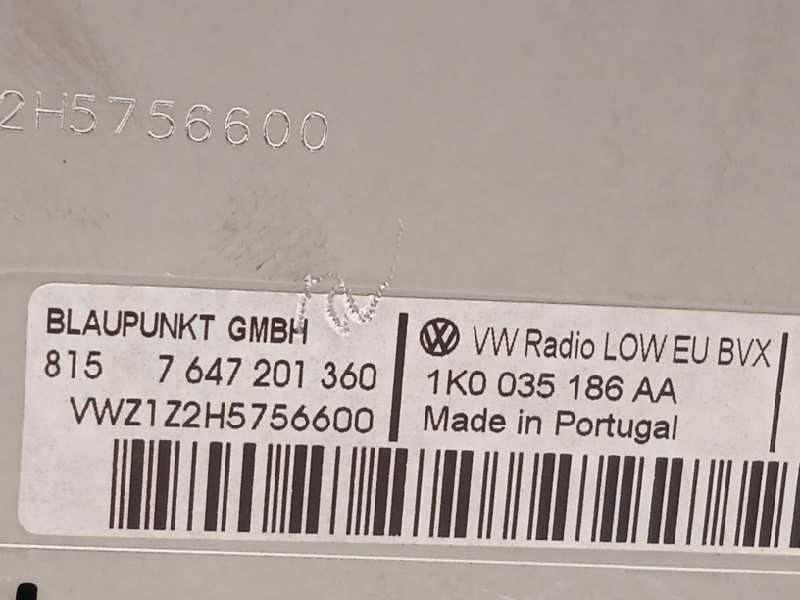 Recambio de sistema audio / radio cd para volkswagen touran (1t2) edition referencia OEM IAM 1K0035186AA - Gris 7