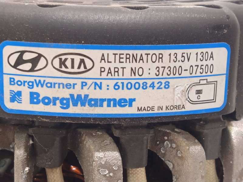 Recambio de alternador para hyundai i20'20 ( bc3/bi3desde 08/20 ) 1.2 referencia OEM IAM 3730007500  61008428 - Rojo 4