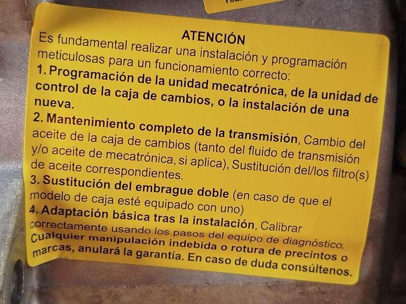 Recambio de caja cambios para cupra leon (kl1, ku1, kug) 1.5 tsi referencia OEM IAM WGS 0CW300028T 0CW300028T004 - Azul 6