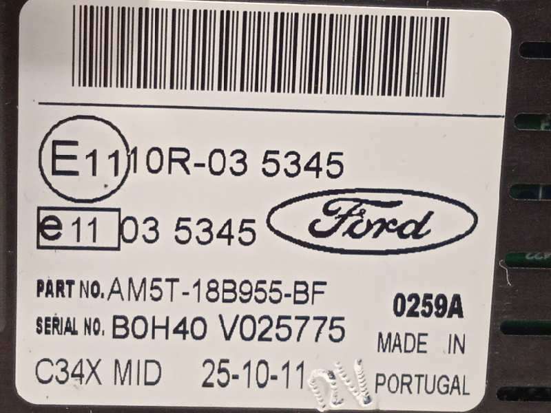 Recambio de pantalla multifuncion para ford focus lim. (cb8) trend referencia OEM IAM AM5T18B955BF 1940785 - Gris 6
