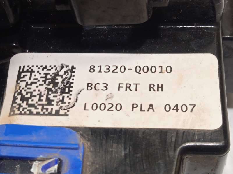 Recambio de cerradura puerta delantera derecha para hyundai i20'20 ( bc3/bi3desde 08/20 ) 1.2 referencia OEM IAM 81320Q0010 - Rojo 4