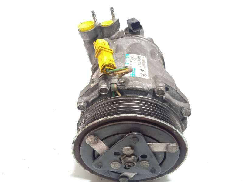 Recambio de compresor aire acondicionado para peugeot 407 st sport pack referencia OEM IAM 9663315680 - Negro 3