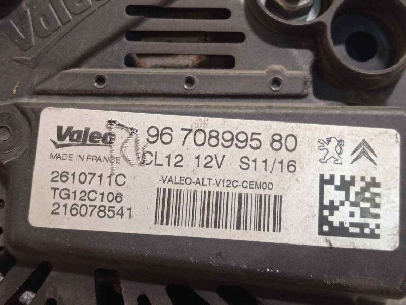 Recambio de alternador para citroën c4 picasso feel edition referencia OEM IAM 9670899580 2610711C TG12C106 - Gris 4