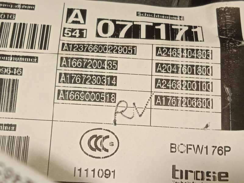 Recambio de elevalunas delantero derecho para mercedes-benz clase a (w176) a 200 cdi (176.008) referencia OEM IAM A1767206600  A - Rojo 5