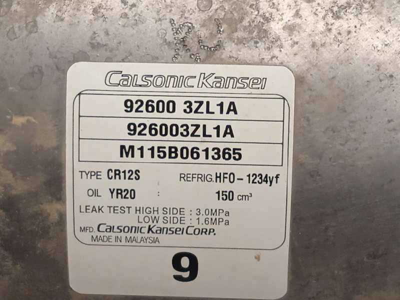 Recambio de compresor aire acondicionado para nissan pulsar (c13) acenta referencia OEM IAM 926003ZL1A - Gris 5