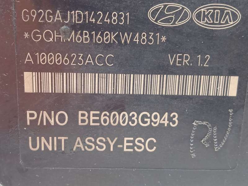 Recambio de abs para kia rio concept referencia OEM IAM 589201W570 BE6003G943 BH6013G943 5