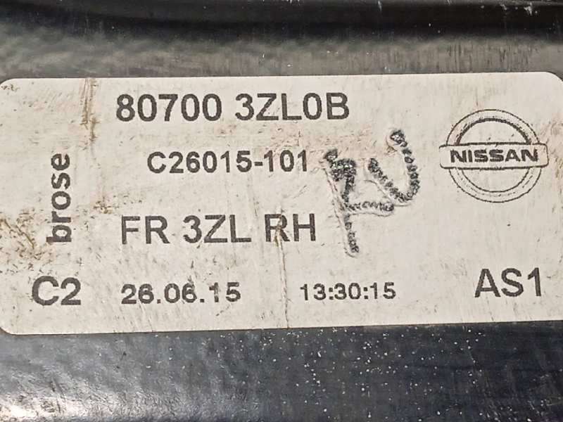 Recambio de elevalunas delantero derecho para nissan pulsar (c13) acenta referencia OEM IAM 807003ZL0B - Gris 5