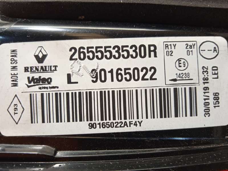 Recambio de piloto trasero izquierdo interior para renault kadjar 1.3 tce referencia OEM IAM 265553530R  90165022 4