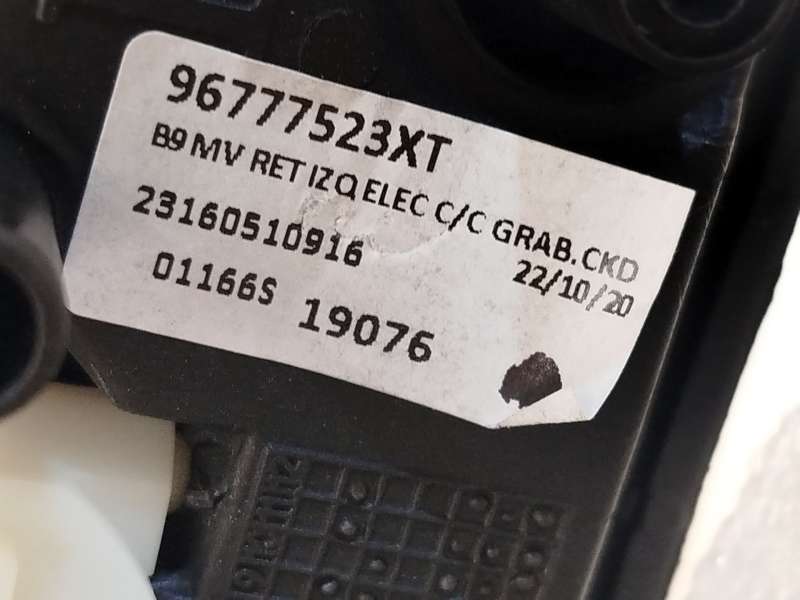 Recambio de retrovisor izquierdo para citroën berlingo multispace (b9) 1.2 puretech 110 referencia OEM IAM 96777523XT 7