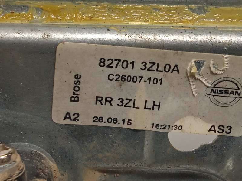 Recambio de elevalunas trasero izquierdo para nissan pulsar (c13) acenta referencia OEM IAM 827013ZL0A - Gris 4