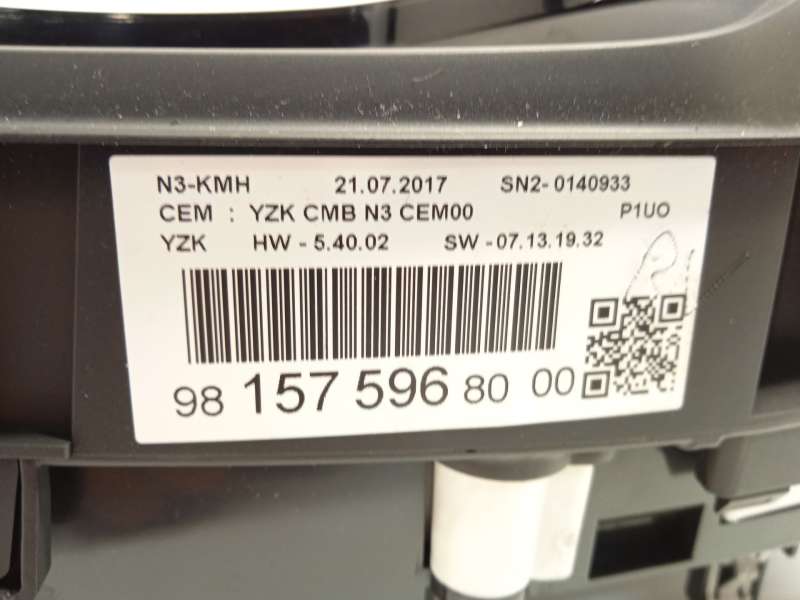 Recambio de cuadro instrumentos para opel grandland / grandland x (a18, p1uo) 1.6 turbo d (75) referencia OEM IAM 9815759680 955 - Blanco 6