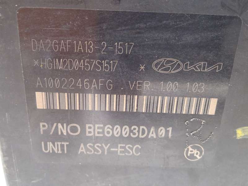 Recambio de abs para kia stonic (ybcuv) concept referencia OEM IAM 58910H8450 BE6003DA01 MGH85ADBH6013DA01 5