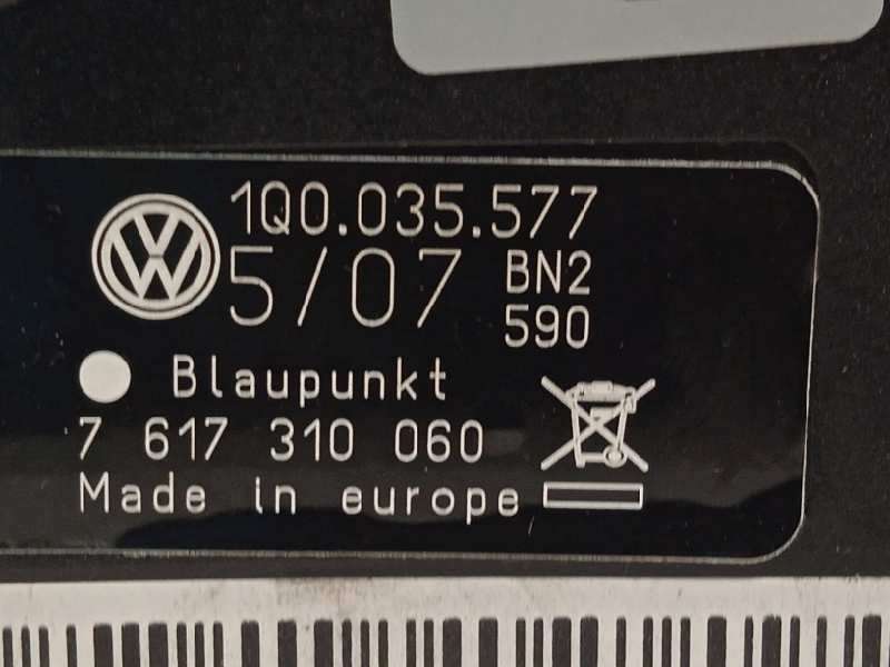Recambio de modulo electronico para volkswagen eos (1f7) 2.0 tdi referencia OEM IAM 1Q0035577  7617310060 4