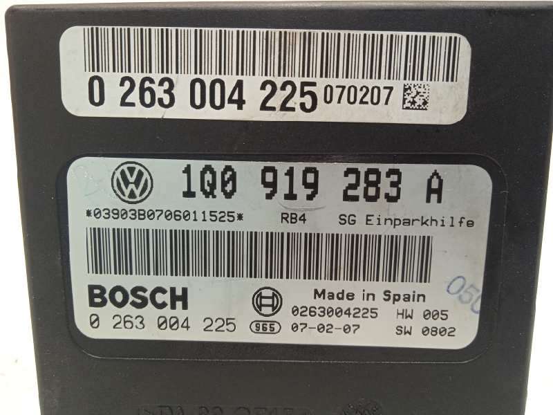 Recambio de modulo electronico para volkswagen eos (1f7) 2.0 tdi referencia OEM IAM 1K0919283A  0263004225 3