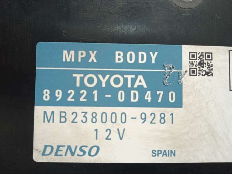 Recambio de modulo electronico para toyota yaris 1.3 16v cat referencia OEM IAM 892210D470  2380009281 - Gris 5
