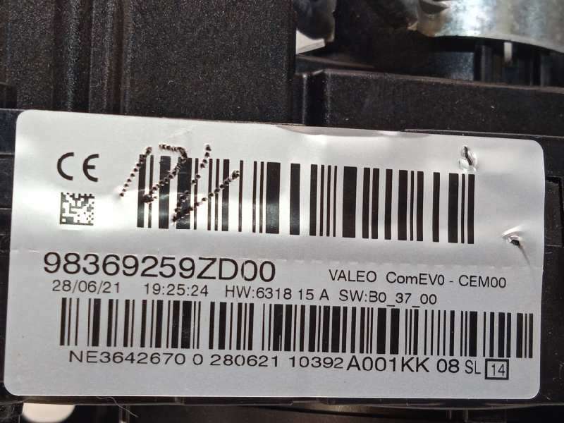 Recambio de mando intermitentes para peugeot 208 (p2) active referencia OEM IAM 98369259ZD 5