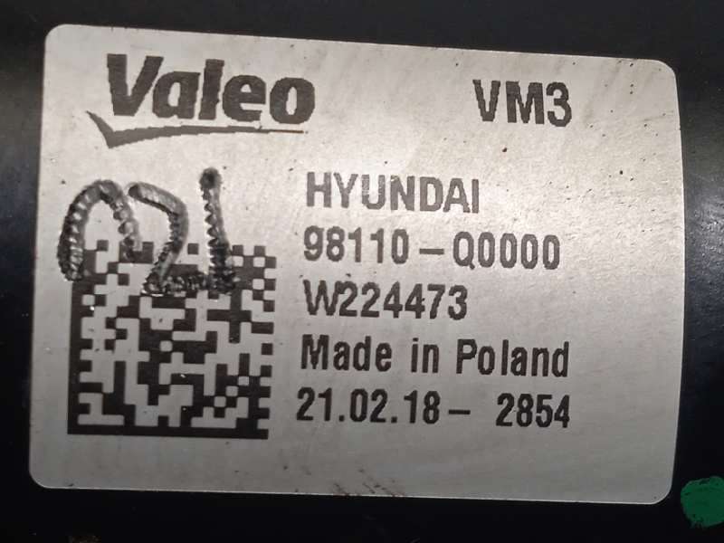 Recambio de motor limpia delantero para hyundai i20'20 ( bc3/bi3desde 08/20 ) 1.2 referencia OEM IAM 98110Q0000 98100Q0000 - Rojo 5