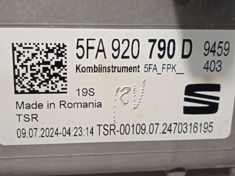 Recambio de cuadro instrumentos para cupra leon (kl1, ku1, kug) 1.5 tsi referencia OEM IAM 5FA920790D - Azul 6