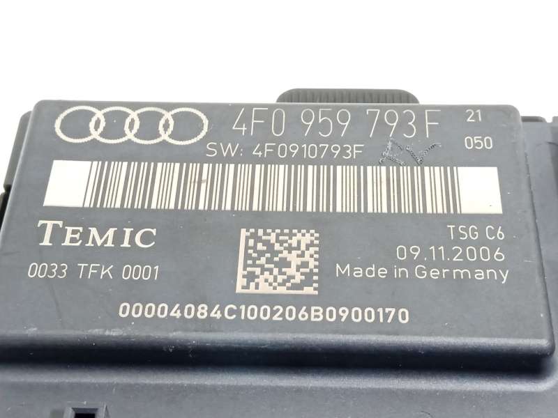 Recambio de centralita cierre para audi a6 c6 (4f2) 2.7 tdi referencia OEM IAM 4F0959793F 4F0910793F - Gris 4