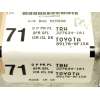 Recambio de centralita airbag para toyota verso (_r2_) 1.6 (zgr20_) referencia OEM IAM 891700F150  