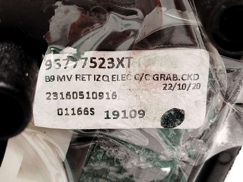 Recambio de retrovisor izquierdo para citroën berlingo multispace (b9) 1.2 puretech 110 referencia OEM IAM 96777523XT 7