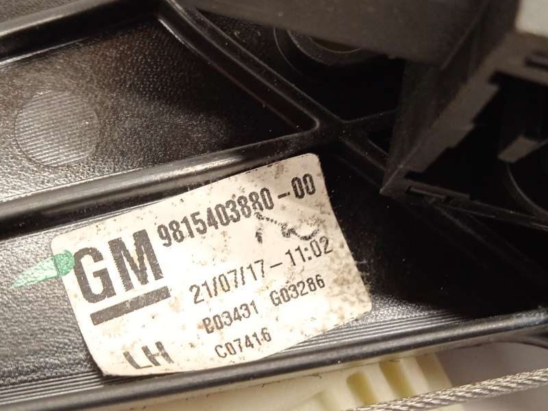 Recambio de elevalunas trasero izquierdo para opel grandland / grandland x (a18, p1uo) 1.6 turbo d (75) referencia OEM IAM 98154 - Blanco 4