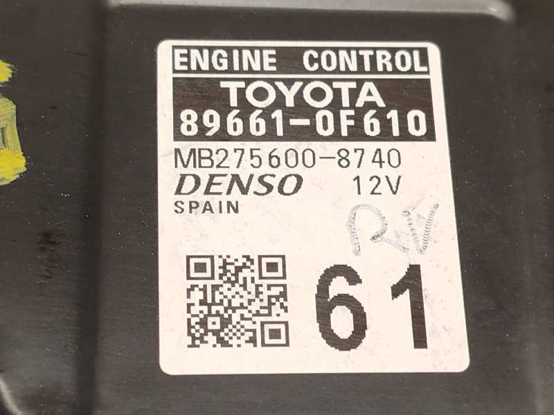 Recambio de centralita motor uce para toyota verso (_r2_) 1.6 (zgr20_) referencia OEM IAM 896610F610  2756008740 4