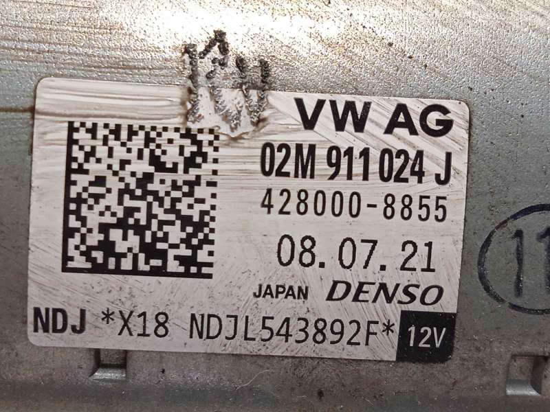 Recambio de motor arranque para volkswagen polo 1.0 tsi referencia OEM IAM 02M911024J  4280008855 - Negro 5