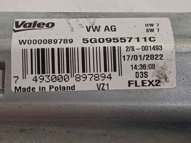 Recambio de motor limpia trasero para volkswagen polo 1.0 tsi referencia OEM IAM 5G0955711C  W000089789 - Negro 4