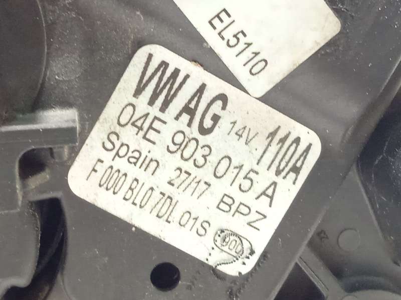 Recambio de alternador para volkswagen polo 1.0 tsi referencia OEM IAM 04E903015A  F000BL07DL - Blanco 4