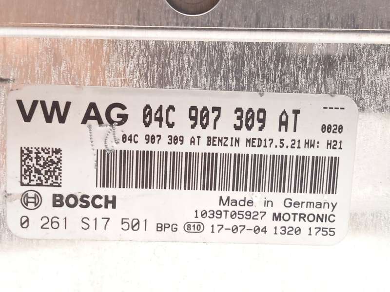 Recambio de centralita motor uce para volkswagen polo 1.0 tsi referencia OEM IAM 04C907309AT  0261S17501 - Blanco 4