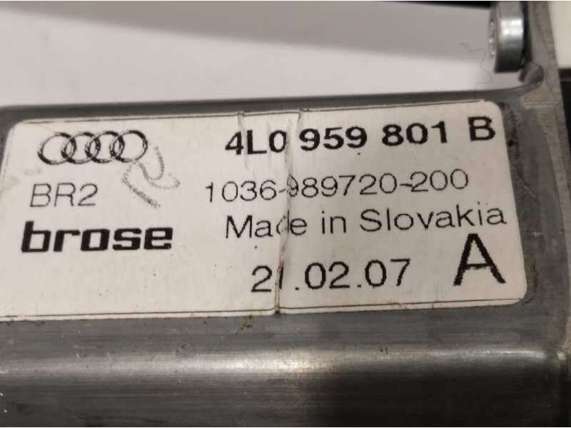 Recambio de elevalunas delantero izquierdo para audi q7 (4l) 3.0 tdi referencia OEM IAM 4L0837461A  4L0959801B 5