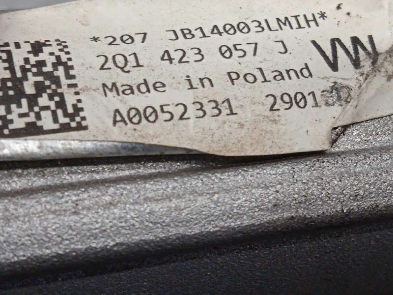 Recambio de cremallera direccion para volkswagen polo 1.0 tsi referencia OEM IAM 2Q1423057J - Negro 3
