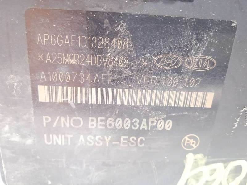 Recambio de abs para kia sportage basic 2wd referencia OEM IAM 58920F1510 BE6003AP00 MGH80BH6014AP00 5