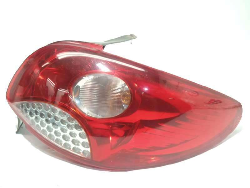 Recambio de piloto trasero derecho para peugeot 206 berlina 1.1 referencia OEM IAM 6351GV - Rojo 2