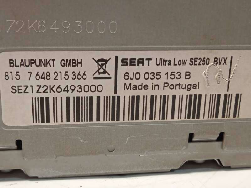 Recambio de sistema audio / radio cd para seat ibiza (6j5) fr referencia OEM IAM 6J0035153B - Rojo 5