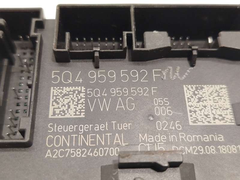 Recambio de centralita confort para seat ateca (kh7, khp) 1.5 tsi referencia OEM IAM 5Q4959592F  A2C7582460700 - Gris 3